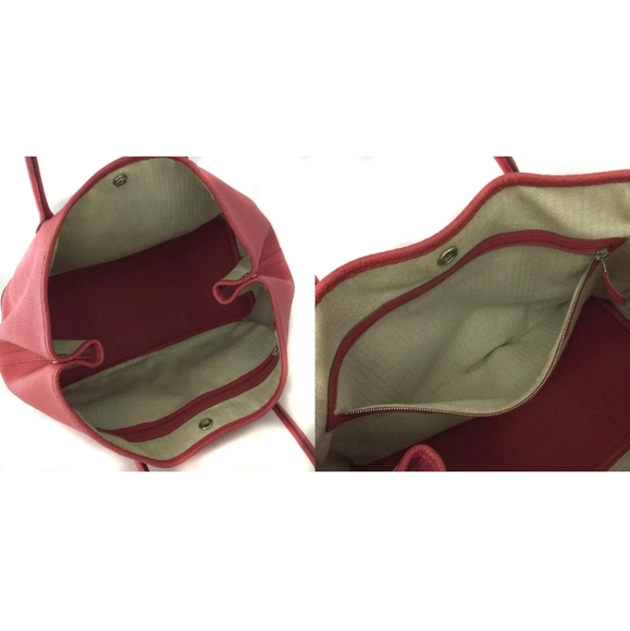 Hermes Garden Party Clemence Leather Handbag - Picture 5 of 11